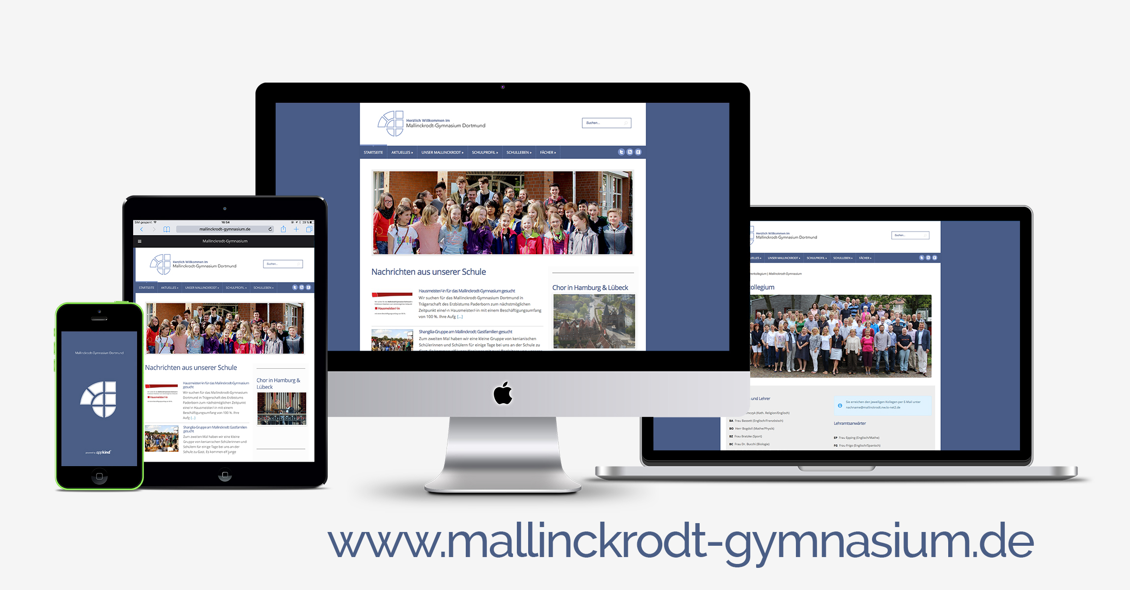 Eine Übersicht aller digitaler Darstellungen des Mallinckrodt-Gymnasiums