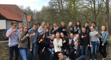 Biologie-LK der Q1 in Bustedt (April 2018)