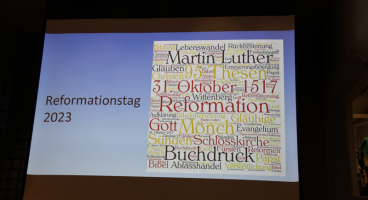 Gottesdienst zum Reformationstag (31.10.2023)